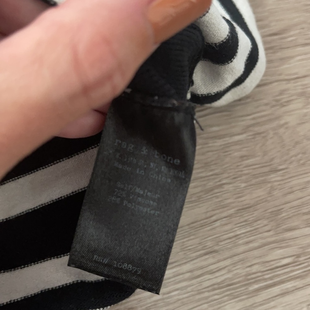 Rag&Bone Striped Knit Top - Picture 5 of 9